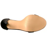 Kunstleder 13 cm Pleaser AMUSE-10 Sandaletten mit high heels