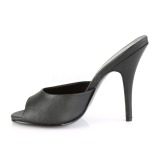 Kunstleder 13 cm Pleaser SEDUCE-101 Damen Mules Schuhe