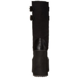 Kunstleder 14 cm SWING-221 lolita stiefel gothic plateau stiefel