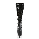 Kunstleder 15 cm DELIGHT-2029 pleaser damenstiefel mit plateau