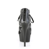 Kunstleder 15 cm DELIGHT-693 pleaser sandaletten mit plateau