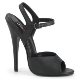 Kunstleder 15 cm DOMINA-109 Sandaletten mit high heels