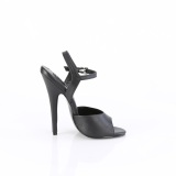 Kunstleder 15 cm DOMINA-109 Sandaletten mit high heels