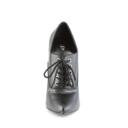 Kunstleder 15 cm DOMINA-460 Herren high heels oxford pumps