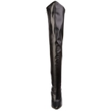 Kunstleder 16 cm DAGGER-3060 fetisch overknee stiefel