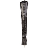 Kunstleder 16 cm DAGGER-3060 fetisch overknee stiefel