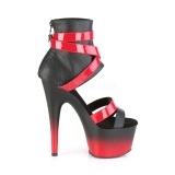 Kunstleder 18 cm ADORE-700-15 pleaser sandaletten mit plateau