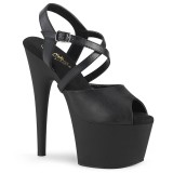 Kunstleder 18 cm ADORE-724 platform high heels schuhe