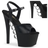 Kunstleder 18 cm KNUCKS-709 pleaser high heels mit plateau