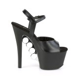 Kunstleder 18 cm KNUCKS-709 pleaser high heels mit plateau