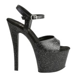Kunstleder 18 cm Pleaser SKY-309MMG glitter high heels schuhe
