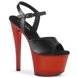Kunstleder 18 cm SKY-309T pleaser sandaletten mit plateau