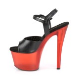 Kunstleder 18 cm SKY-309T pleaser sandaletten mit plateau