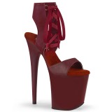 Kunstleder 20 cm FLAMINGO-800-142 High Heels Plateauschuhe