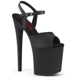 Kunstleder 20 cm NAUGHTY-809 pleaser high heels mit plateau