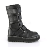 Kunstleder 3 cm LILITH-211 Demonia stiefel plateau