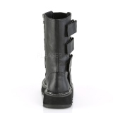 Kunstleder 3 cm LILITH-211 Demonia stiefel plateau