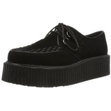 Kunstleder 5 cm CREEPER-502S Plateau Creepers Schuhe Herren