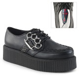 Kunstleder 5 cm V-CREEPER-516 Creepers Schuhe Herren