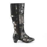 Kunstleder 6,5 cm MAIDEN-8820 Damen Stiefel