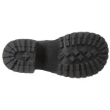Kunstleder 9,5 cm Demonia RANGER-102 gothic stiefeletten plateausohle