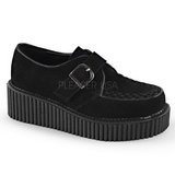 Kunstleder CREEPER-118 Plateau Creepers Schuhe Damen