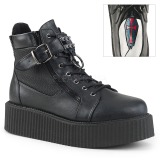 Kunstleder V-CREEPER-566 Plateau Creepers Stiefeletten Herren