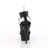 Kunstleder plateau 15 cm DELIGHT-661 pleaser high heels