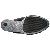 Kunstleder strasssteinen 18 cm BEJEWELED-1018D7 plateau damen stiefeletten