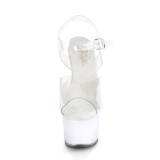 LED light platform 18 cm ECHOLITE-708 exotic pole dance high heel sandals