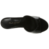 Lackleder 10 cm CLASSIQUE-01 damen pantoletten schuhe