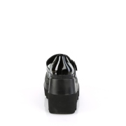 Lackleder 11,5 cm SHAKER-23 DemoniaCult alternative plateauschuhe schwarz