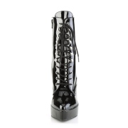 Lackleder 13,5 cm INDULGE-1020 ankle boots stiletto high heels