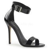 Lackleder 13 cm Pleaser AMUSE-10 Sandaletten mit high heels