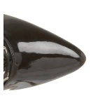 Lackleder 13 cm SEDUCE-3024 Schwarze overknee stiefel mit schnürung
