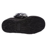 Lackleder 14 cm SWING-815 alternative plateaustiefel mit schnalle schwarze