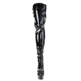 Lackleder 15 cm DELIGHT-3055 Pleaser Overknee Stiefel