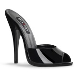 Lackleder 15 cm DOMINA-101 high heel mules für männer