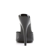 Lackleder 15 cm DOMINA-101 high heel mules für männer