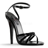 Lackleder 15 cm DOMINA-108 high heels für männer