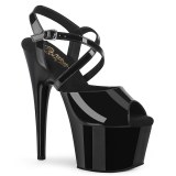 Lackleder 18 cm ADORE-724 platform high heels schuhe