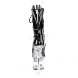 Lackleder 18 cm FLASH-1020-7 poledance stiefeletten mit LED plateau