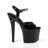 Lackleder 18 cm RADIANT-709 High Heels Plateauschuhe