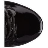 Lackleder 20 cm FLAMINGO-1020 damen stiefeletten plateausohle