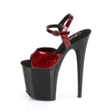 Lackleder 20 cm FLAMINGO-809SP pleaser high heels mit plateau