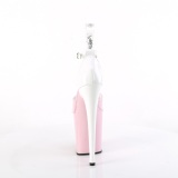 Lackleder 20 cm FLAMINGO-868 rosa pleaser schuhe high heel