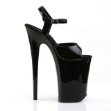 Lackleder 23 cm INFINITY-909 pleaser heels - extreme plateau high heels