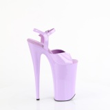 Lackleder 25,5 cm BEYOND-009 Lila pleaser extreme plateau high heels