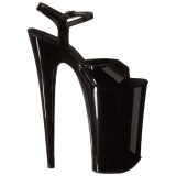 Lackleder 25,5 cm BEYOND-009 pleaser heels - extreme plateau high heels