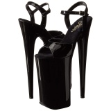 Lackleder 25,5 cm BEYOND-009 pleaser heels - extreme plateau high heels